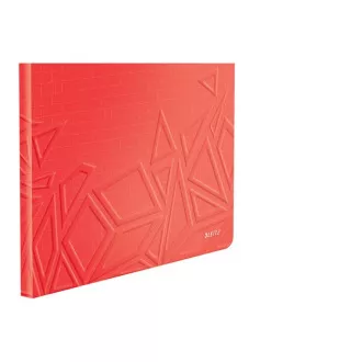 LEITZ Katalog knjiga UrbanChic, PP, A4, 20 džepova, crvena