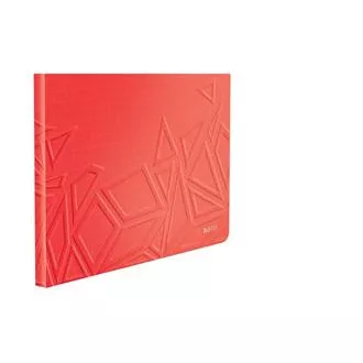 LEITZ Katalog knjiga UrbanChic, PP, A4, 20 džepova, crvena