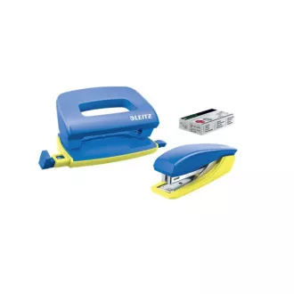 LEITZ UrbanChic mini klamerica i set za bušenje rupa, plavi LEITZ UrbanChic mini klamerica i set za bušenje rupa, plavi