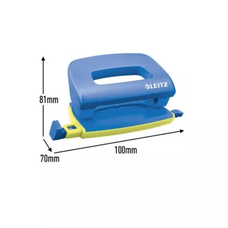 LEITZ UrbanChic mini klamerica i set za bušenje rupa, plavi LEITZ UrbanChic mini klamerica i set za bušenje rupa, plavi