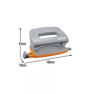 LEITZ UrbanChic mini klamerica i set za bušenje rupa, tamno siva LEITZ UrbanChic mini klamerica i set za bušenje rupa, tamno siva