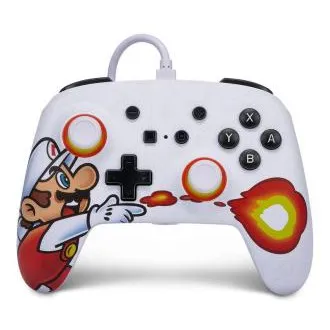 Poboljšani žičani kontroler PowerA za Nintendo Switch - Fireball Mario Poboljšani žičani kontroler PowerA za Nintendo Switch - Fireball Mario