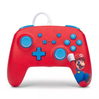Poboljšani žičani kontroler PowerA za Nintendo Switch - Woo-hoo! Mario Poboljšani žičani kontroler PowerA za Nintendo Switch - Woo-hoo! Mario