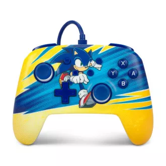 Poboljšani žičani kontroler PowerA za Nintendo Switch - Sonic Boost Poboljšani žičani kontroler PowerA za Nintendo Switch - Sonic Boost