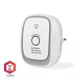 Nedis ZBDG11CWT - SmartLife detektor plina | Zigbee 3.0 | Mrežno napajanje | Android™ / iOS | 75 dB | Bijela Nedis ZBDG11CWT - SmartLife detektor plina | Zigbee 3.0 | Mrežno napajanje | Android™ / iOS | 75 dB | Bijela