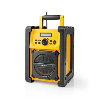 Nedis RDFM3100YW - FM radio za gradilišta | 15 W | Bluetooth® | IPX5 | Ručka | Crno/žuto Nedis RDFM3100YW - FM radio za gradilišta | 15 W | Bluetooth® | IPX5 | Ručka | Crno/žuto