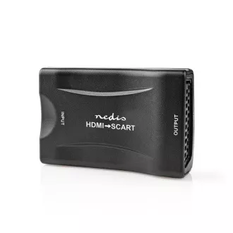 Nedis VCON3461BK - HDMI™ pretvarač | HDMI™ ulaz | SCART utičnica | 1-smjerni | 1080p | 1,2 Gbps | ABS | Crna
