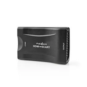 Nedis VCON3461BK - HDMI™ pretvarač | HDMI™ ulaz | SCART utičnica | 1-smjerni | 1080p | 1,2 Gbps | ABS | Crna