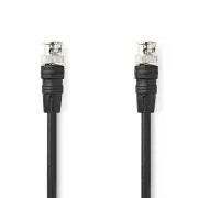 Nedis CVGL01000BK20 - BNC video kabel | BNC muški - BNC muški | 2 m | Crni