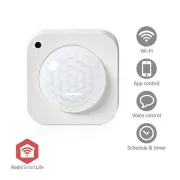 Nedis ZBSM20WT - SmartLife senzor pokreta| Zigbee 3.0 | Napaja se baterijom i USB | Domet detektora: 7 m | Bijela