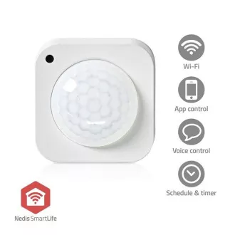 Nedis ZBSM20WT - SmartLife senzor pokreta| Zigbee 3.0 | Napaja se baterijom i USB | Domet detektora: 7 m | Bijela