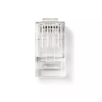 Nedis CCGB89305TP - RJ45 konektor| Utikač | Kabel UTP CAT6 | Izravno | Pozlaćeni | 10 komada | PVC | Prozirno | Kutija Nedis CCGB89305TP - RJ45 konektor| Utikač | Kabel UTP CAT6 | Izravno | Pozlaćeni | 10 komada | PVC | Prozirno | Kutija