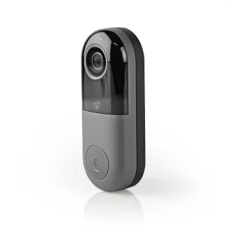 Nedis WIFICDP40CWT - Wi-Fi pametni video portafon | Cloud/ microSD/ Onvif | IP65 | senzor pokreta | Bijela