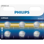 Philips baterija CR2032P6/01B - 6 kom
