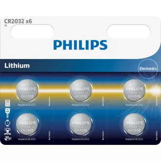 Philips baterija CR2032P6/01B - 6 kom