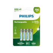 Philips punjive baterije AAA 700mAh, NiMH - 4 kom