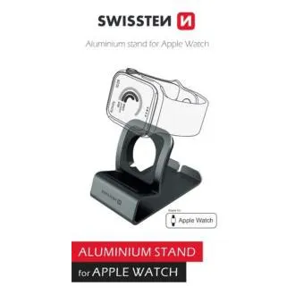 SWISSTEN ALUMINIJSKI STALAK ZA iWATCH SIVI SWISSTEN ALUMINIJSKI STALAK ZA iWATCH SIVI