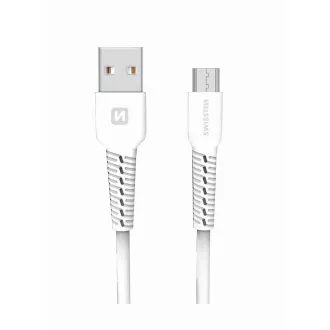 SWISSTEN DATA KABEL USB / MICRO USB 1.0 M BIJELI