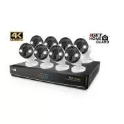 iGET HOMEGUARD HGNVK164908 - Ultra HD 4K sustav s PoE napajanjem, 16-kanalni NVR + 8x HGNVK936CAM 4K kamera
