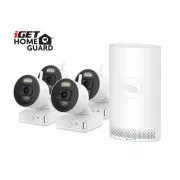iGET HOMEGUARD HGDVK83304 - CCTV sustav kamera 3K DVR 8CH + 4x kamera s LED i zvukom