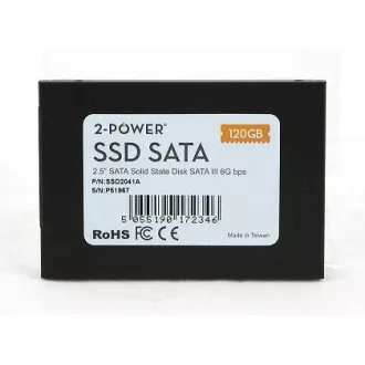 2-Power SSD 128GB 2.5" SATA III 6Gbps (čitanje 500MB/s, pisanje 500MB/s) 3 GODINE JAMSTVA