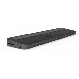 Acer 13u1 Type C Minidock: 3x USB3.0 (prijenos podataka 5 Gbps), 1x USB-C (prijenos podataka 5 Gbps), 1x USB-C isporuka napajanja (do 100 W)