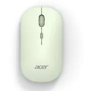 Acer bežični miš AMR130 Green-Dual mode 2.4GHz+BT 5.2, 4 tipke, 800/1200/1600 dpi, 5 milijuna klikova, 1xAA, WIN/MAC, svijetlozelena