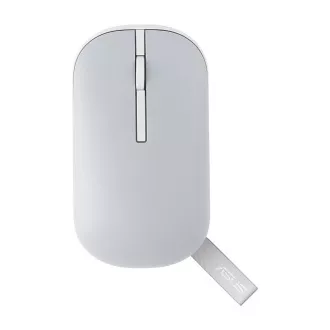 Bežični miš Asus MD100 - 2.4Ghz dongl/bluetooth/1600dpi/bijelo-sivo
