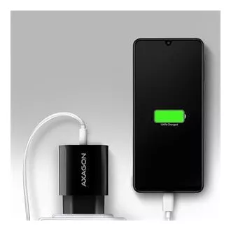 AXAGON ACU-QC18, Mrežni punjač 18W, 1x USB-A port, QC3.0/AFC/Apple, crni