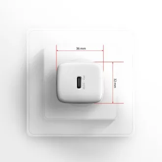 AXAGON ACU-PD20W, mrežni punjač 20W, 1x USB-C priključak, PD3.0/PPS/QC4+/AFC/Apple, bijeli AXAGON ACU-PD20W, mrežni punjač 20W, 1x USB-C priključak, PD3.0/PPS/QC4+/AFC/Apple, bijeli