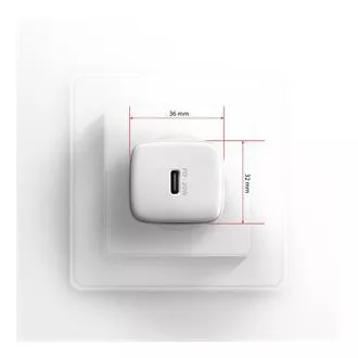 AXAGON ACU-PD20W, mrežni punjač 20W, 1x USB-C priključak, PD3.0/PPS/QC4+/AFC/Apple, bijeli AXAGON ACU-PD20W, mrežni punjač 20W, 1x USB-C priključak, PD3.0/PPS/QC4+/AFC/Apple, bijeli