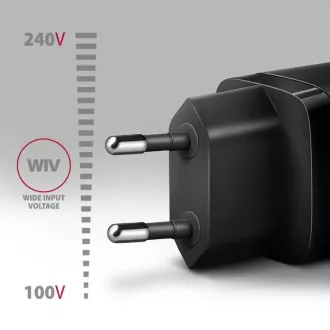 AXAGON ACU-PD30, Sil mrežni punjač 30W, 1x USB-C port, PD3.0/PPS/QC4+/SFC/AFC/Apple, crni AXAGON ACU-PD30, Sil mrežni punjač 30W, 1x USB-C port, PD3.0/PPS/QC4+/SFC/AFC/Apple, crni