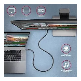 AXAGON BUCM32-CM05AB, SPEED+ kabel USB-C <-> USB-C, 0,5 m, USB 20 Gbps, PD 100 W 5 A, 4K HD, ALU, pleteni, crni AXAGON BUCM32-CM05AB, SPEED+ kabel USB-C <-> USB-C, 0,5 m, USB 20 Gbps, PD 100 W 5 A, 4K HD, ALU, pleteni, crni