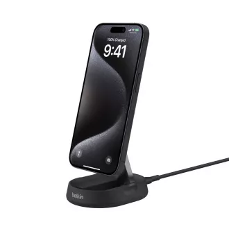 Belkin BOOST CHARGE™ PRO Qi2 15W magnetni stalak za punjenje, konvertibilan, crni