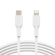 Belkin BOOST CHARGE™ Lightning/USB-C kabel, 2m, bijeli