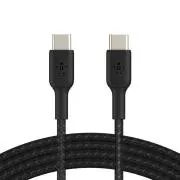 Belkin BOOST CHARGE™ USB-C/USB-C kabel, 2 m, crni - izdržljiv