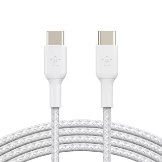 Belkin BOOST CHARGE™ USB-C/USB-C kabel, 2 m, bijeli - izdržljiv Belkin BOOST CHARGE™ USB-C/USB-C kabel, 2 m, bijeli - izdržljiv