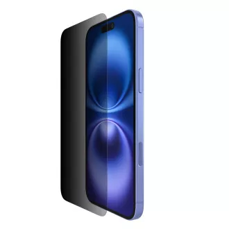Belkin SCREENFORCE™ Invisiglass Privacy Anti-Microbial zaštitno staklo za privatnost za iPhone 16 Plus / 15 Plus / 14 Pro Max