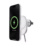 Belkin BOOST CHARGE™ Qi2 magnetni držač s auto punjačem, 15W, sivi