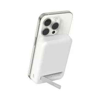 Belkin BOOST CHARGE™ Qi2 magnetni bežični Power Bank sa postoljem, 10000mAh, 15W, bijeli