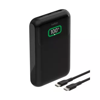Belkin BOOST CHARGE™ USB-C Power Delivery PowerBank, 20000 mAh, 65 W, sa zaslonom, crna
