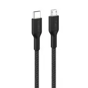 Belkin BOOST CHARGE PRO USB-C/microUSB, 1 m, crna - izdržljiva