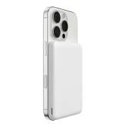 Belkin BOOST CHARGE Qi2 magnetska bežična prijenosna baterija, 5000 mAh, tanka, bijela