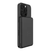 Belkin BOOST CHARGE Qi2 magnetska bežična prijenosna baterija, 5000 mAh, tanka, crna