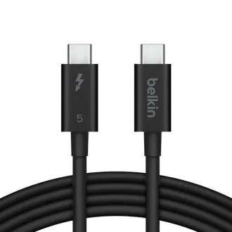 Belkin CONNECT Thunderbolt 5 pasivni kabel 80 Gb/s, 240 W, 1 m Belkin CONNECT Thunderbolt 5 pasivni kabel 80 Gb/s, 240 W, 1 m