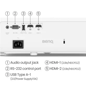 BenQ DLP projektor TK710STi 4K UHD 3840x2160/3200 ANSI lm/0,69÷0,83/600000:1/2×HDMI/95% Rec.709/5Wrepro BenQ DLP projektor TK710STi 4K UHD 3840x2160/3200 ANSI lm/0,69÷0,83/600000:1/2×HDMI/95% Rec.709/5Wrepro