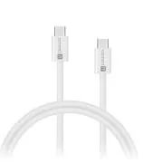 CONNECT IT Žični kabel USB-C -> USB-C, 60 W, 1 m, BIJELI
