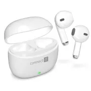 CONNECT IT True Wireless SonicBass in-ear slušalice s mikrofonom, BIJELE