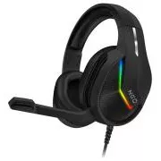CONNECT IT NEO gaming slušalice s mikrofonom, pozadinskim osvjetljenjem, 1x single Jack (adapter na 2x jack) +USB, CRNE