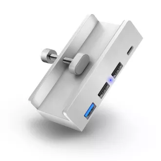 CONNECT IT USB DeskHub 4u1 na vrhu stola, SREBRNI CONNECT IT USB DeskHub 4u1 na vrhu stola, SREBRNI